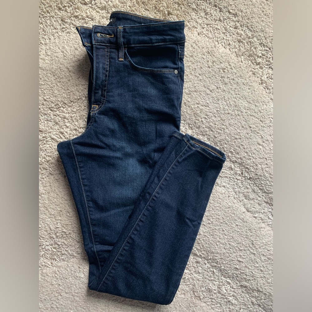 Athleta High Rise Skinny Jean Dark Wash Size 6